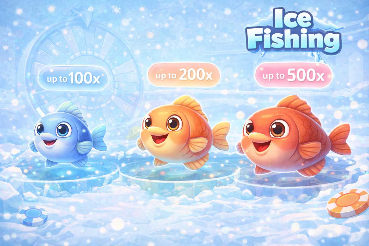 ⭐ Bonus Segments in Ice Fishing Casino